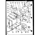 Amana MW43/P1110204M transformer/capacitor diagram