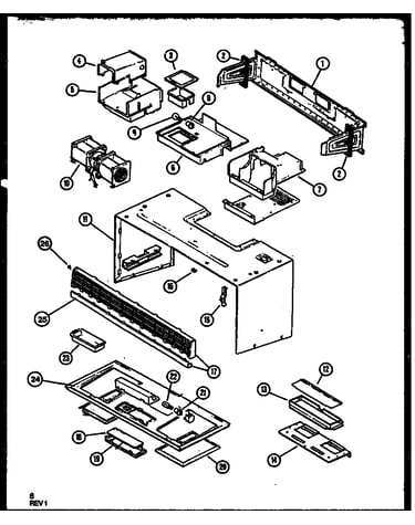 Outer cabinet/ventilation