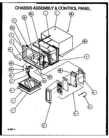 Chassis assembly & control panel