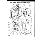 Amana RSL659P/P1170301M electrical parts and components diagram