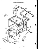 Cabinet and stirrer parts