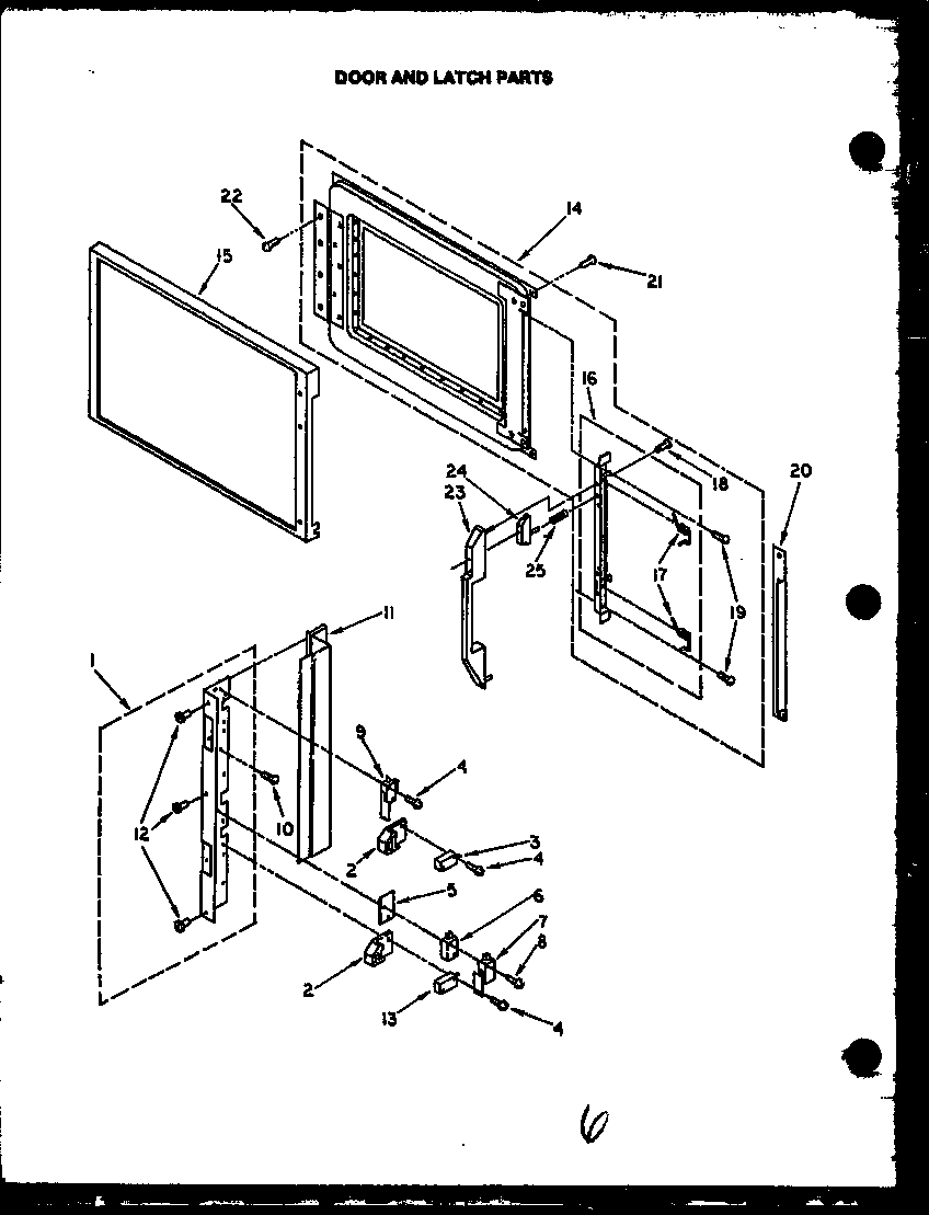 Door and latch parts