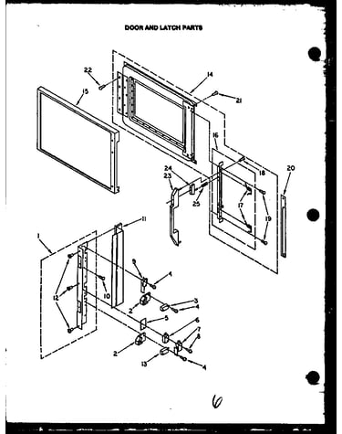 Door and latch parts