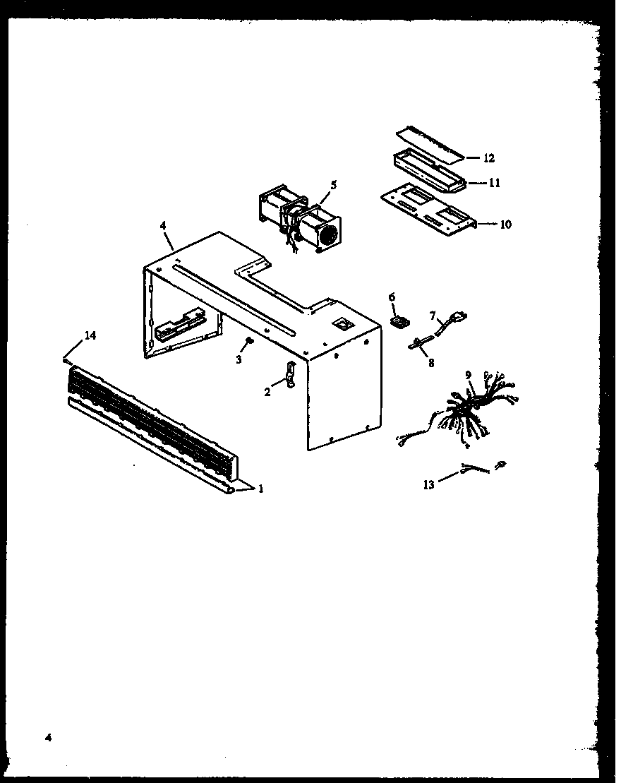 Outer case/vent motor