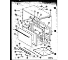Amana RRL-10A/P74751-1M outer cabinet diagram