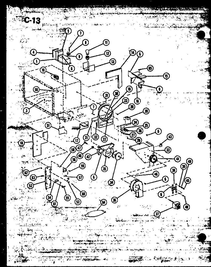 Blower/terminal block