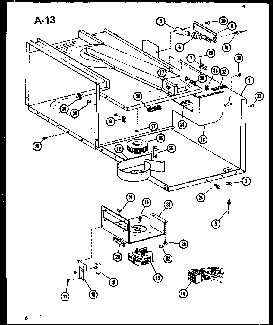 Blower/wiring harness