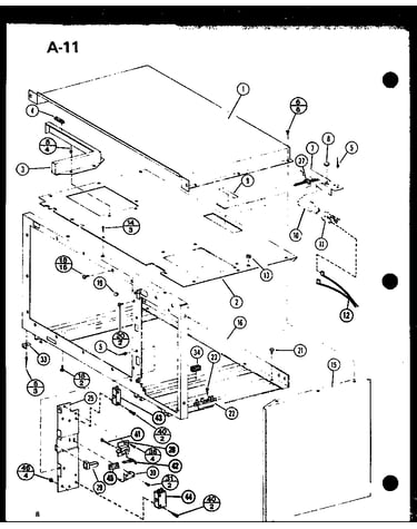 Outer cabinet/switch
