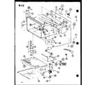Amana RO-1010/P75992-2M oven cavity/blower diagram