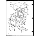 Amana RRL-8X-P76438-1M outer cabinet diagram