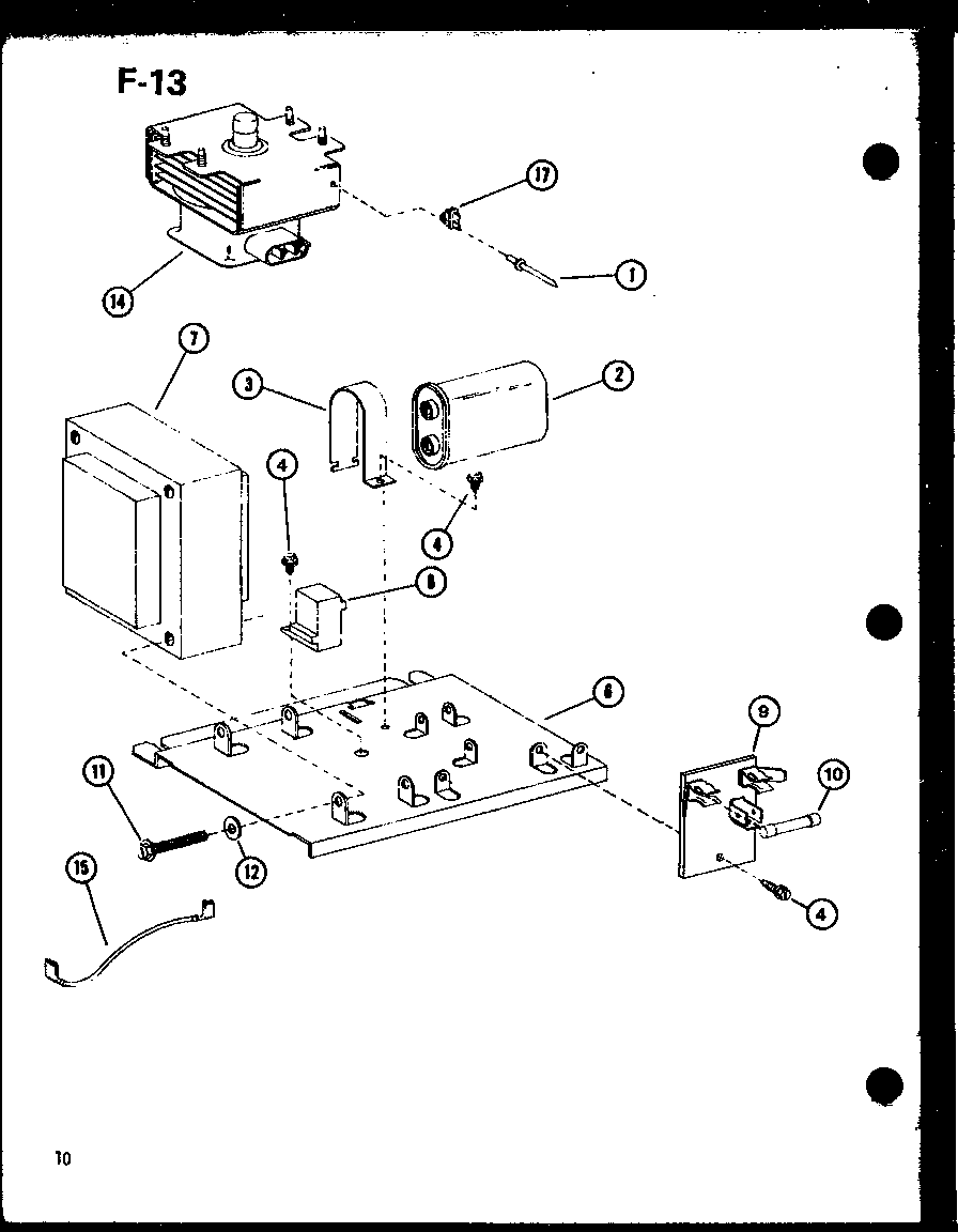Magnetron/transformer
