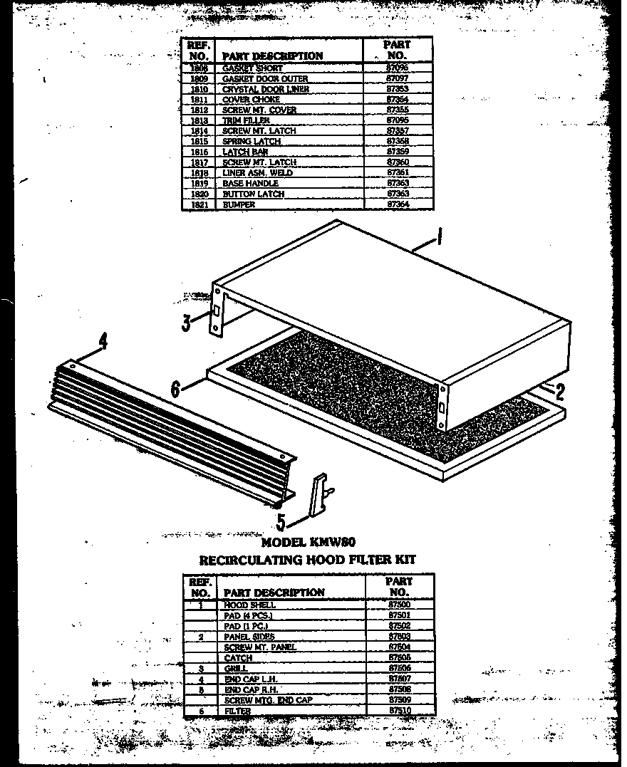 MICROWAVE OUTER COVER