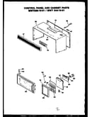 Control panel and cabinet parts