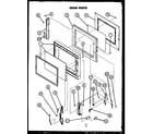 Caloric MPS229-10/MN02 door parts diagram