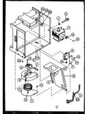 Blower/magnetron/capacitor