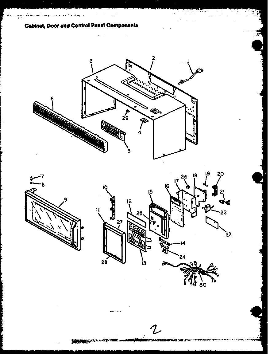 Cabinet/door/control panel