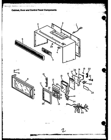 Cabinet/door/control panel