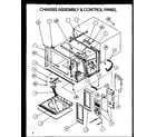 Imperial NB160A/P7766540M chassis assembly & control panel diagram