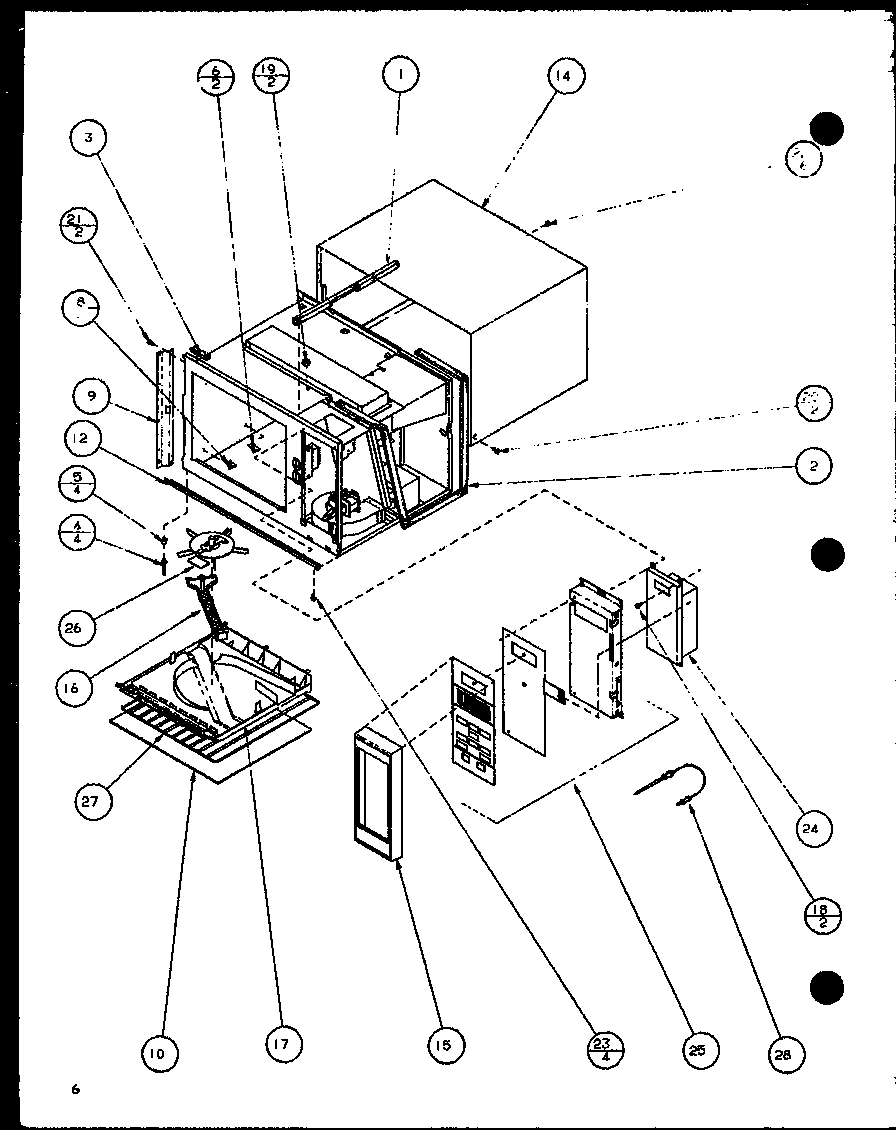ANTENNA/KEYBOARD ASSEMBLY