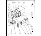Amana RSW458P/P7769520M antenna/keyboard assembly diagram