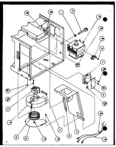 Blower/magnetron