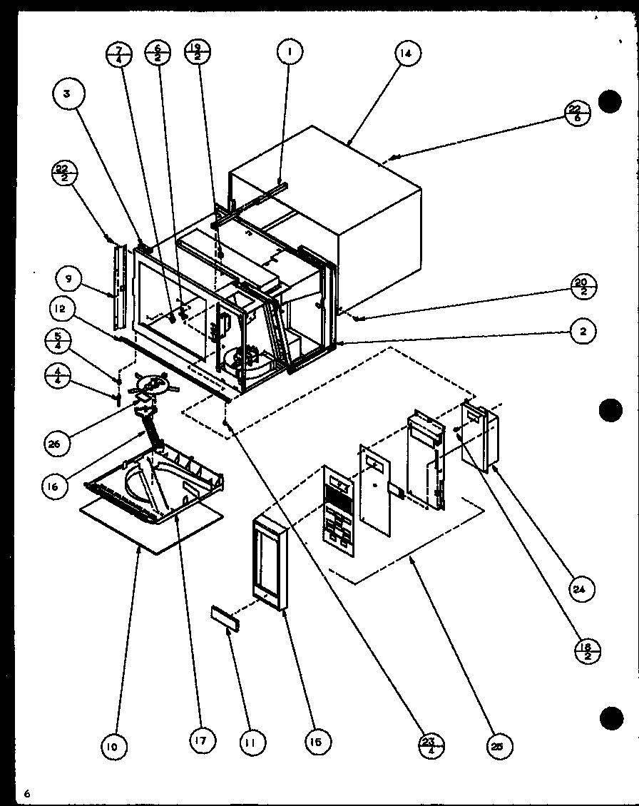 Antenna/keyboard assembly