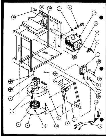 Blower/magnetron