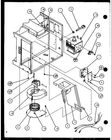 Blower/magnetron
