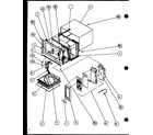 Amana R320T/P7766530M pc board/keyboard/antenna diagram