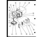 Amana WM714/P1104412M pc board/keyboard/antenna diagram