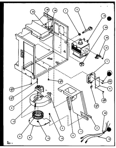 Blower/magnetron