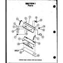 Amana TEA400/P75752-3W control panel diagram