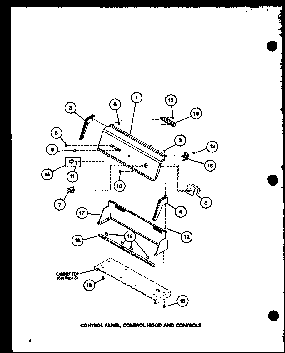 Control panel (tea400/p77041-2w) (tga400/p77041-5w) (tea600/p77041-3w) (tga600/p77041-6w) (tea800/p77041-4w) (tga800/p77041-7w) (tea300/p77041-1w)