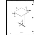 Amana TEA600/P77041-3W cabinet top (tea400/p77041-2w) (tga400/p77041-5w) (tea600/p77041-3w) (tga600/p77041-6w) (tea800/p77041-4w) (tga800/p77041-7w) (tea300/p77041-1w) diagram