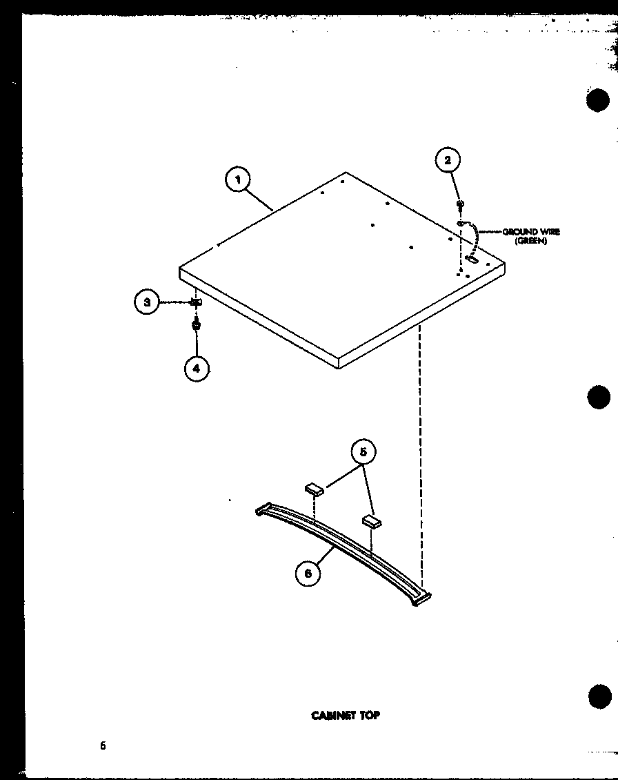 Cabinet top (tea400/p77041-2w) (tga400/p77041-5w) (tea600/p77041-3w) (tga600/p77041-6w) (tea800/p77041-4w) (tga800/p77041-7w) (tea300/p77041-1w)