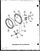Rear bulkhead (lg2811/p7804802w) (le2910/p7804803w) (lg2911/p7804804w) (led850/p7804805w) (lgd851/p7804806w) (led950/p7804807w) (lgd951/p7804808w) (le2810/p7804801w)