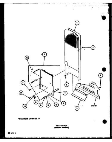 Heater box (electric models) (led450/p7762209w) (led450/p7762213w) (led450/p7762233w)