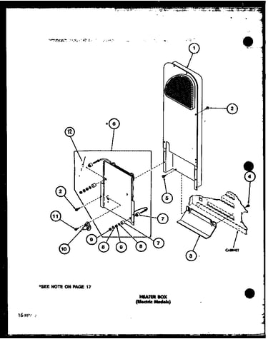 Heater box (electric models) (led250/p7762207w) (led250/p7762211w) (led250/p7762231w)