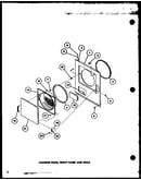 Loading door (le2802/p7804815w) (lg2812/p7804816w) (le2902/p7804817w) (lg2912/p7804818w) (le9002/p7804813w) (lg9012/p7804814w)