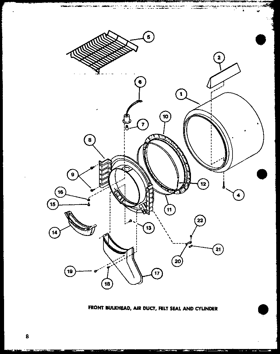Front bulkhead (le2802/p7804815w) (lg2812/p7804816w) (le2902/p7804817w) (lg2912/p7804818w) (le9002/p7804813w) (lg9012/p7804814w)