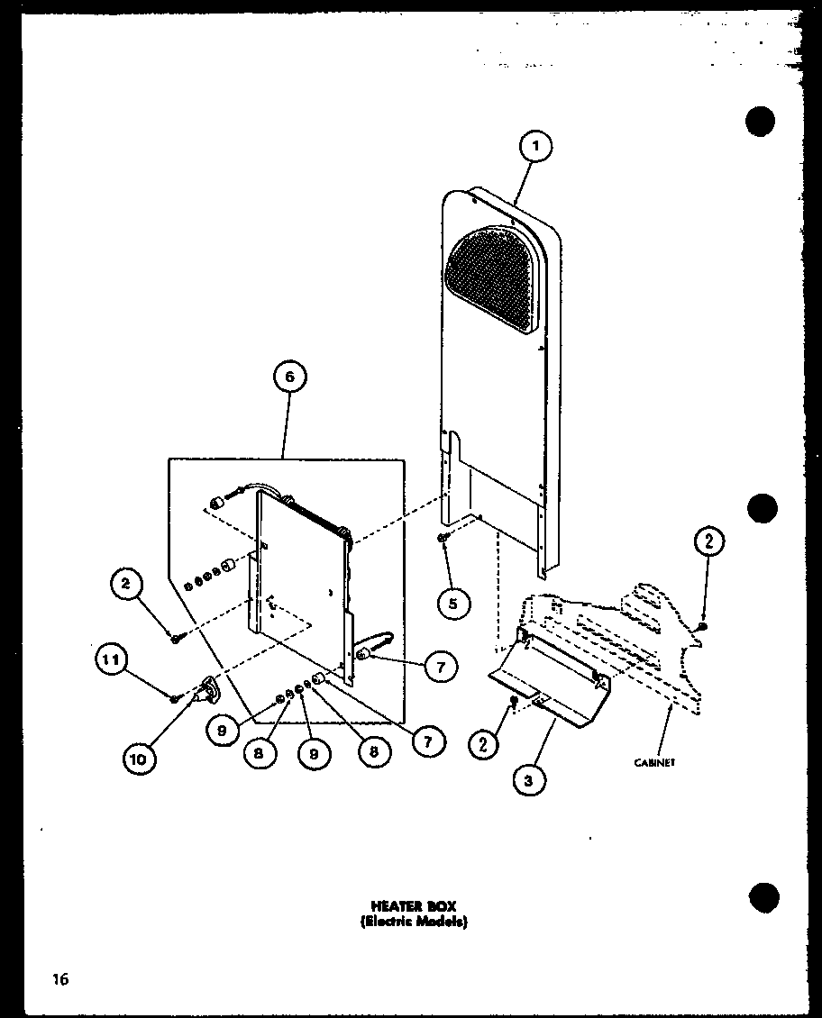 Hetaer box (gas models) (le2802/p7804815w) (le9002/p7804813w) (lg2902/p7804817w)