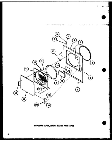 Loading door