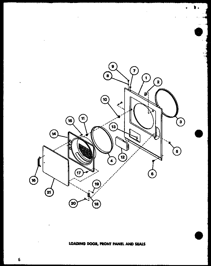 Loading door
