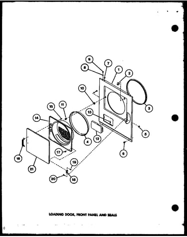 Loading door