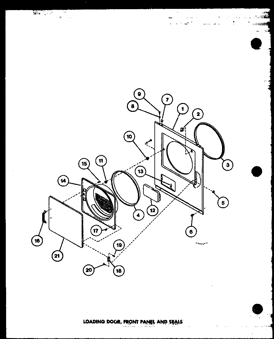 Loading door