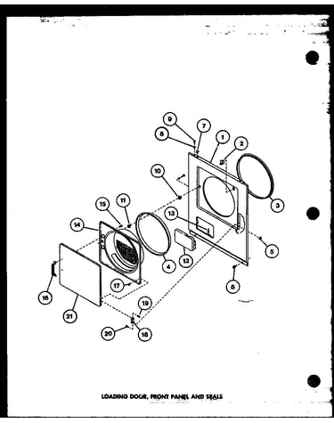 Loading door