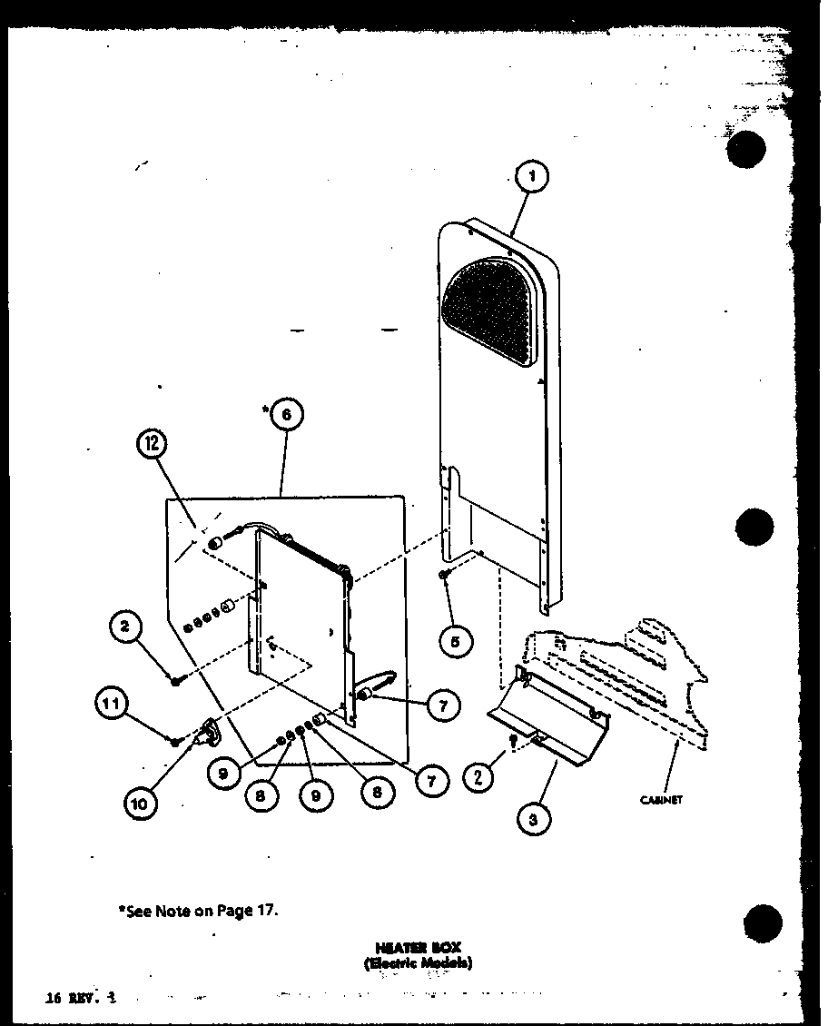 Heater box (electric models) (led502/p7762223w)