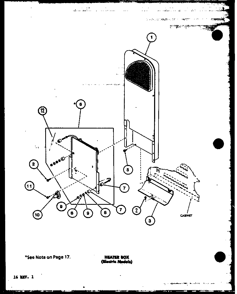 Heater box (electric models) (led902/p7804819w)