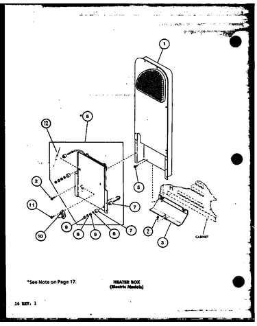 Heater box (electric models) (led902/p7804819w)