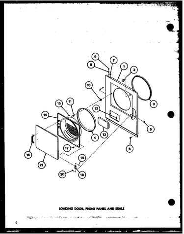 Loading door
